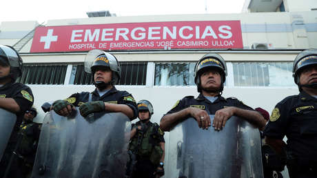 VIDEO: Trasladan el cuerpo del expresidente peruano Alan García a la sede de su partido