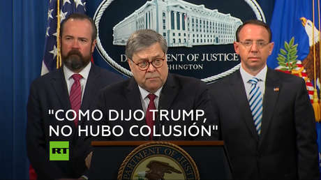 "No hubo colusión" Trump-Rusia: Confirmado por el fiscal general de EE.UU.