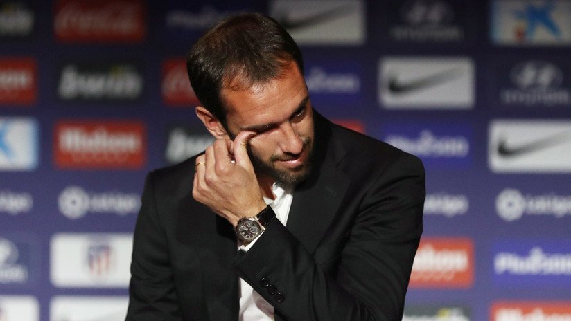 Diego Godín anuncia entre lágrimas que deja el Atlético de Madrid