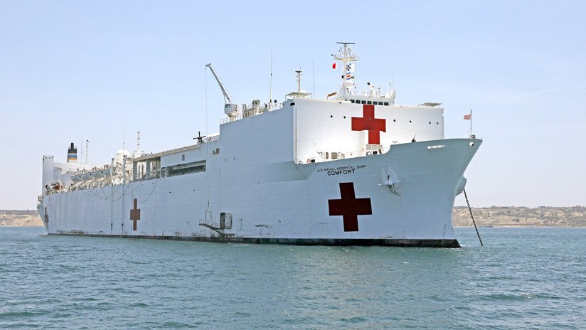 EE.UU. planea desplegar un buque militar medicalizado en medio de las tensiones con Venezuela