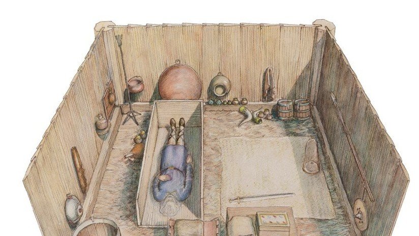 FOTOS: Hallan un entierro "equivalente al de Tutankamón" cerca de un supermercado en Inglaterra