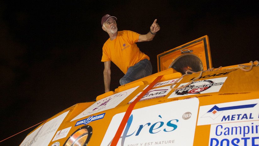 Jubilado francés de 72 años que cruzó el Atlántico en un barril revela cómo mantenerse en buen estado físico
