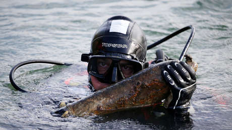 Registran una fuga de gas tóxico de municiones de la Primera Guerra Mundial en el mar del Norte