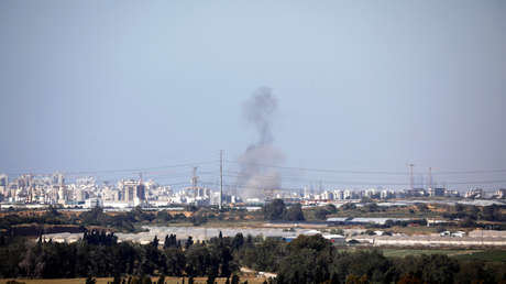 VIDEO: Momento en que un proyectil lanzado desde Gaza hiere a una anciana en una ciudad de Israel