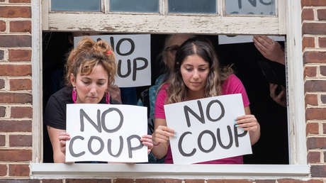 Exigen restitución de electricidad y paso de alimentos a Embajada de Venezuela en Washington