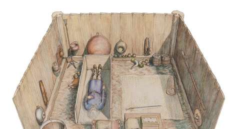 FOTOS: Hallan un entierro "equivalente al de Tutankamón" cerca de un supermercado en Inglaterra