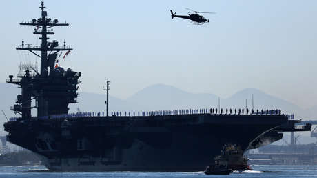VIDEOS: Un portaaviones de EE.UU. participa en maniobras en Alaska por primera vez en 10 años