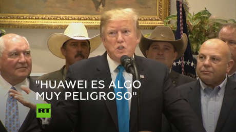 Trump: “Es posible que Huawei sea incluido en algún tipo de acuerdo comercial con China”.