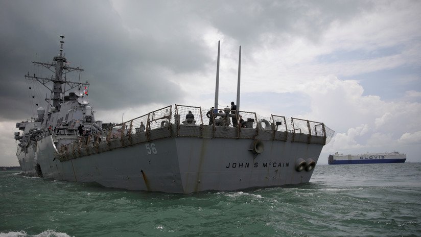 Confirman que la Casa Blanca pidió ocultar el barco en honor a John McCain durante la visita de Trump a Japón