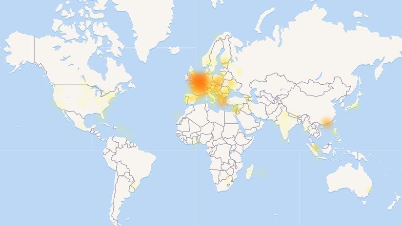 Reportan caída de Facebook, WhatsApp e Instagram en varios países de Europa