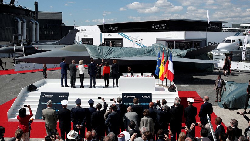 VIDEO: Alemania y Francia presentan el caza europeo de quinta generación