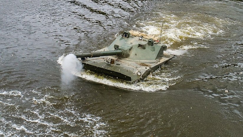VIDEO: Rusia presenta un nuevo tanque anfibio ligero