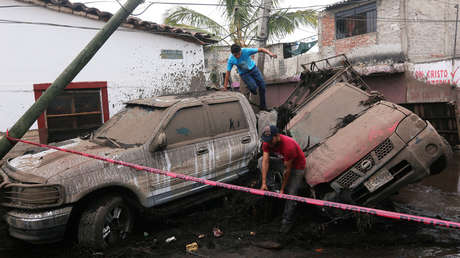 El desbordamiento de un río en México deja dos muertos y cinco desaparecidos