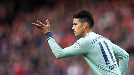 El futbolista colombiano James Rodríguez no continuará en el Bayern de Múnich
