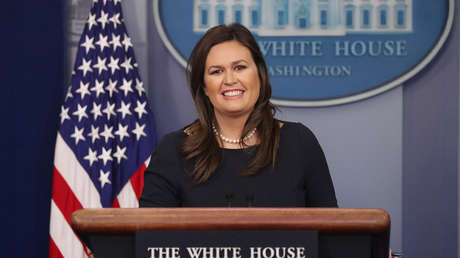 Trump anuncia que la portavoz Sarah Sanders deja su cargo