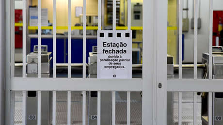 Huelga general en Brasil contra el Gobierno de Bolsonaro en la inauguración de la Copa América