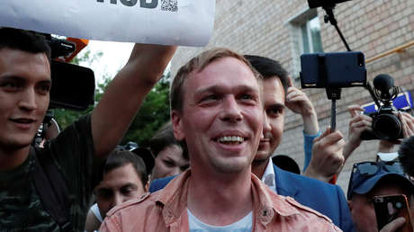 El periodista Golunov sobre la resonancia causada por su caso: "La gente no está lista para tolerar tanta injusticia"