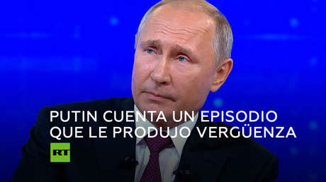 Putin confiesa un momento del que se sintió muy avergonzado