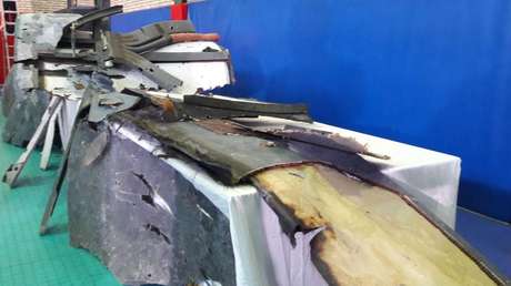 Irán publica las primeras imágenes de los restos del dron estadounidense derribado