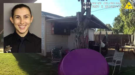 VIDEO: Cámara corporal capta el momento del ataque de un hombre armado que mató a una agente novata tras dispararle varias veces