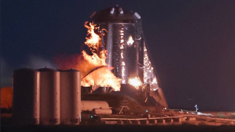 VIDEO: La nave de prueba Starhopper de SpaceX estalla y sale ardiendo en la plataforma de lanzamiento