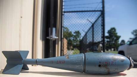 Caza de EE.UU. deja caer tres bombas de entrenamiento sobre Florida tras colisionar contra un pájaro