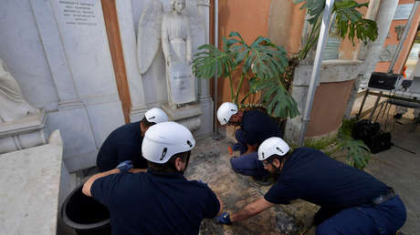 Las tumbas abiertas por el Vaticano para buscar a una menor desaparecida están vacías