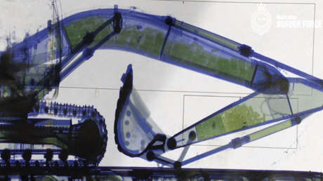 FOTO: Hallan casi 400 kilos de cocaína escondidos en una excavadora en Australia