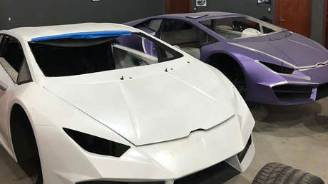 FOTOS: Desalojan en Brasil una fábrica clandestina de Lamborghinis y Ferraris falsos