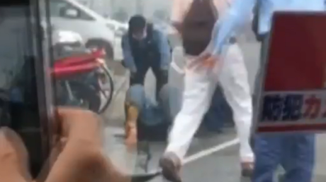 VIDEO: Momento de la detención del pirómano que incendió Kyoto Animation y causó 33 muertos tras acusar al estudio de robarle la idea de una obra