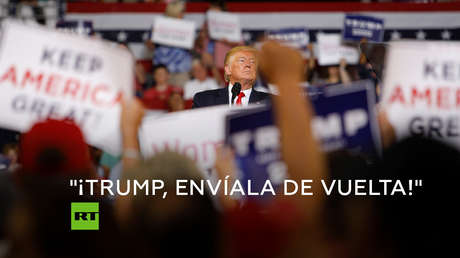 "Envíala de vuelta": Seguidores de Trump piden que deporte a congresista de origen somalí