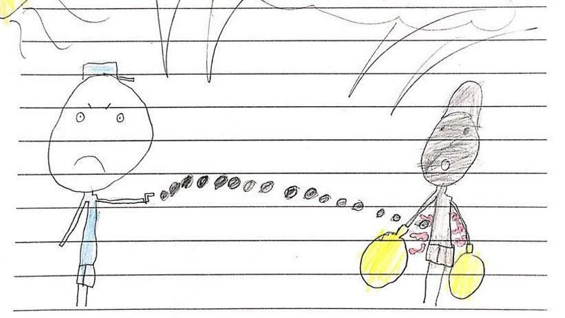 Sobre la línea de fuego: niños de las favelas en Brasil describen la violencia policial en 1.500 cartas para la Justicia