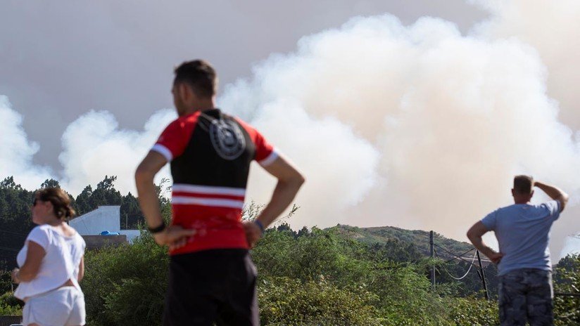 Gran Canaria, devorada por un incendio forestal que avanza sin control