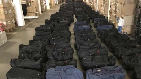 FOTOS: Incautan el mayor alijo de cocaína de la historia de Alemania en un buque procedente de Uruguay