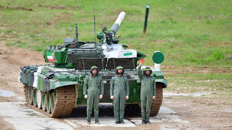 VIDEO: Un carro de combate iraní se sobrecalienta durante el biatlón de tanques en los Juegos Militares Army 2019