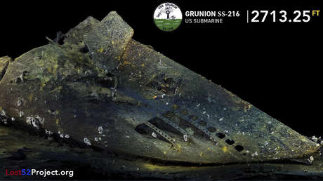 VIDEO: Hallan la proa de un submarino de EE.UU. que desapareció en su misión inaugural en 1942