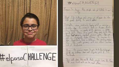 Un niño de 11 años lanza el reto #ElPasoChallenge para ayudar a recuperar la ilusión tras el tiroteo (FOTOS)