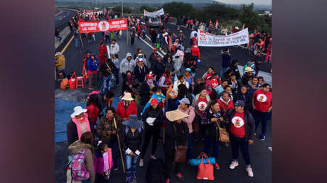 Una megamarcha campesina inicia bloqueos en 300 puntos de México para exigir apoyo económico