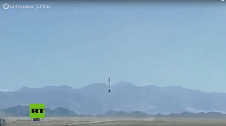 VIDEO: El 'SpaceX chino' logra aterrizar un cohete reutilizable tras superar los 300 metros de altura
