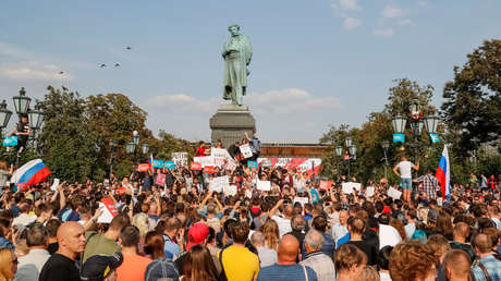 "Rusia respeta los derechos humanos": Putin explica en qué consisten las protestas en Moscú