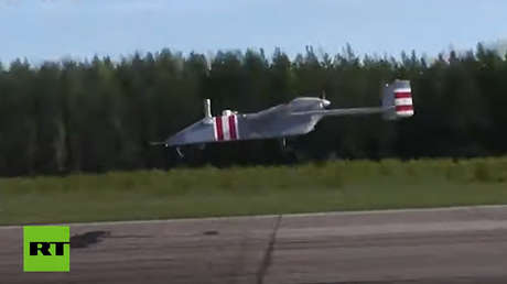 VIDEO: El dron militar ruso Forpost-R levanta el vuelo