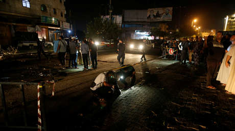 FOTOS: Al menos dos policías palestinos mueren tras la explosión de una motocicleta en la Franja de Gaza