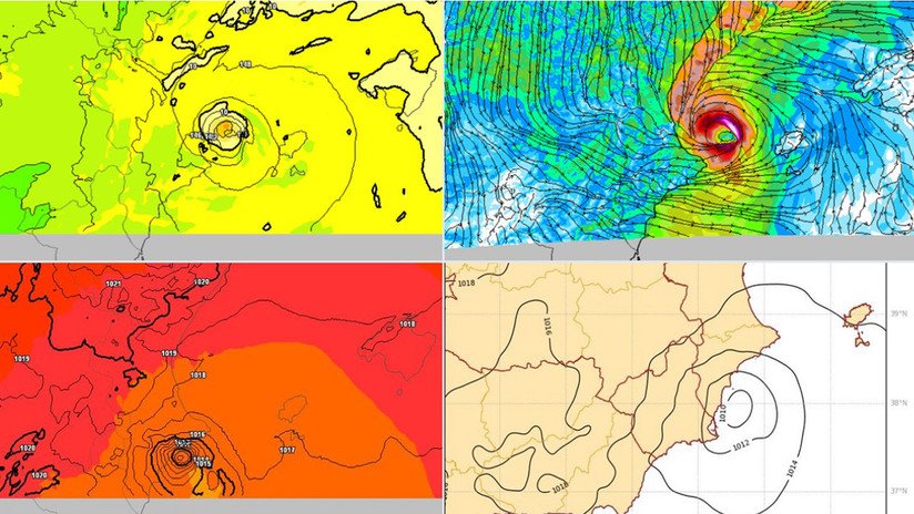 Un huracán mediterráneo podría alcanzar la costa española