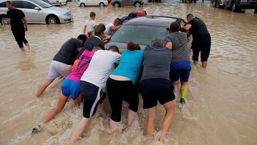 Las imágenes que han dejado las lluvias torrenciales en el sureste de España