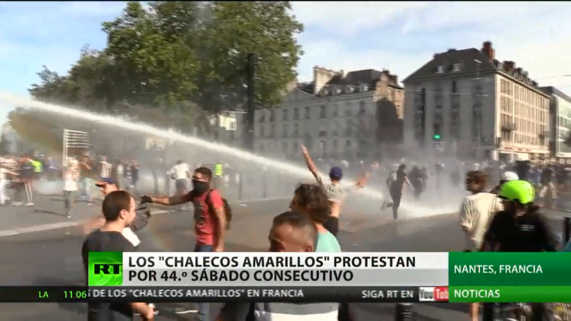 Los 'chalecos amarillos' toman las calles de Francia por 44.° sábado consecutivo