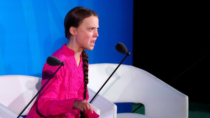 Greta Thunberg fustiga a líderes globales: "Estamos en el principio de una extinción masiva y ustedes solo hablan de dinero"