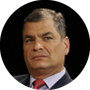 Rafael Correa, expresidente de Ecuador.