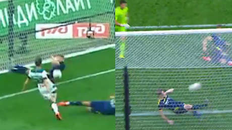 VIDEO: Un defensa ruso protagoniza "la mejor salvada de la historia" evitando dos veces un gol en el minuto 90