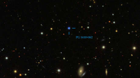 Una estrella fugitiva puede demostrar la existencia de agujeros negros de masa intermedia