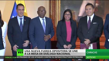Una nueva fuerza opositora se une a la mesa de diálogo nacional en Venezuela